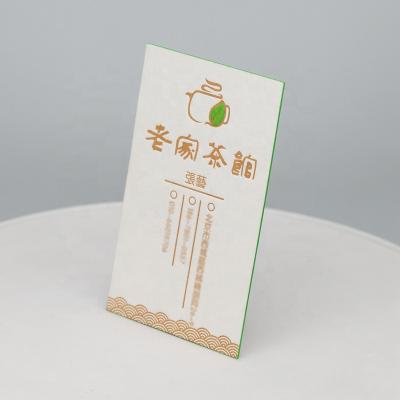 China Hot Selling Business Custom Logo Duplex Foil Cardboard 32pt Duplex Company Name Card for sale