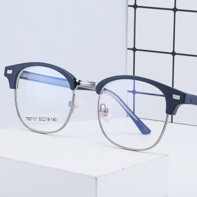 China New Fashion Anti Blue Light Blocking Blue Light Blocking Glasses 87131Wholesale Dropshipping Anti Blue Light Glasses Women Men TR Glasses Computer for sale