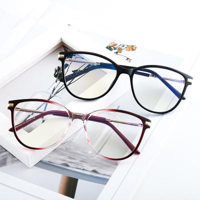 China Anti Blue Light Blocking Fashionable Discoloration Personality TR90 Glass TR90 87040 Glasses From China High Quality Ladies Glass Manufacturers for sale