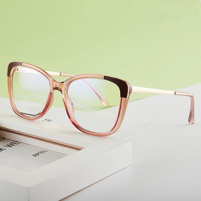 China Anti Blocking Blue Light Blocking Blue Glass Eyewear Square Glasses Women Computer Manufacturer TR90 87038Fashion Anti for sale