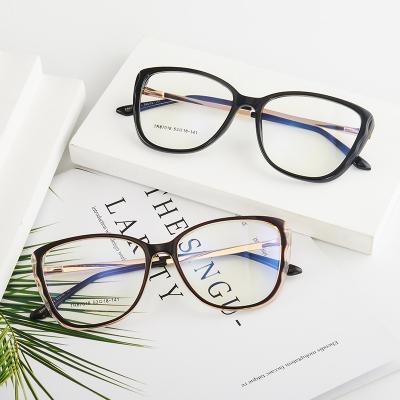 China Anti Blue Light Blocking Glasses TR90 87018 Anti Cat Eye Computer Blue Light Blue Blocking Glasses Optical Eyeglasses Frames For Women for sale