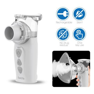 China For Home Use Feellife Mesh Nebulizers To Treat Cough And Cold, Hand Held Nebulizer Different Angle Jet Nebulizers Machines Air Pro 8 for sale