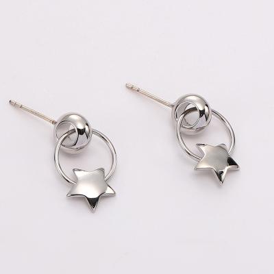 China S925 Needle Environmental Friendly Silver Earrings Wholesale Women's Lovely Round Mini Earrings for sale