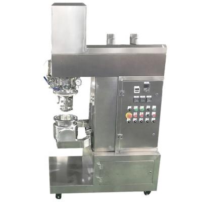 China Cream Making 10L Small Mayonnaise Making Machine Vacuum Mixer Homogenizing Emulsifying Machine for sale