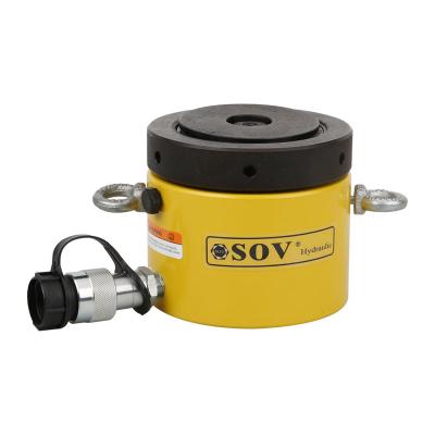 China Construction worksÂ   100 ton 50 mm stroke lock nut hydraulic cylinder for sale