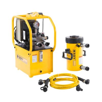 China ENERPAC Same Model 60T 700Bar Double Acting Hollow Hydraulic Plunger RCH-603 Jack Cylinder > 50T for sale