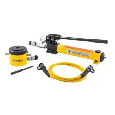 China CLP-1002 ENERPAC Same Size 100T 700Bar Single Acting Low Locknut Hydraulic Jack Cylinder > 50T for sale