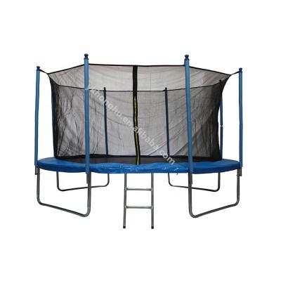 China With Protective Net New Design Indoor Fitness Kids Safety Around Round Trampoline Jumping Bed Trampoline 3.3ft-16ft for sale