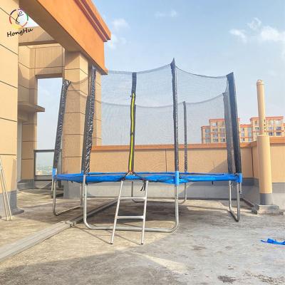 China With Professional Protective Net In Cloth Material Jumping Trampoline For Adult Exercise for sale