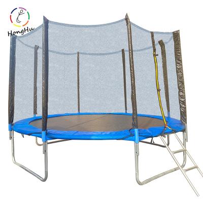 China With protective net top selling cheap super adventure playground equipment professional trampoline wholesale for sale