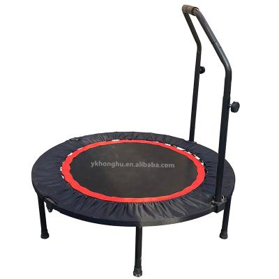 China Without Protective Net 40 48 50 Inch Manufacturer Indoor Outdoor Kid Adult Round Folding Trampoline With Safety Enclosure for sale