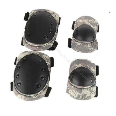 China Kids Wholesale 4pcs Protective Gear Protective Military Tactical Elbow Pads Tactical Professional Knee Pads With Heavy Eva Foam for sale