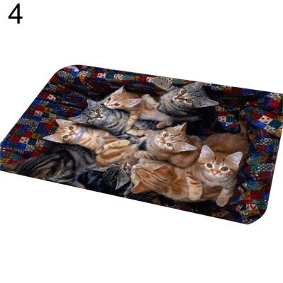 China Wholesale Washable Customized Rubber Backed Sublimation Printed Floormats Area Mats for sale