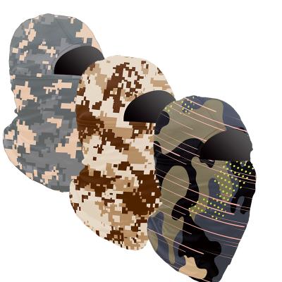 China Breathable Full Print Custom Design Headgear Camouflage Full Face Military Activity Headwear To Hide Bionic Balaclava for sale