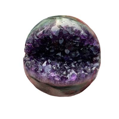 China Wholesale Natural Geode Crystal Ball Sphere Reiki From Brazil Beautiful China Amethyst for sale