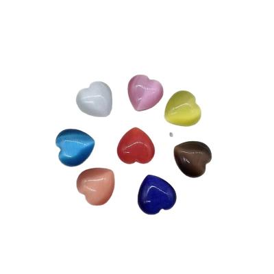 China China Crystal Heart Shaped Natural Semi-precious Stones People Open Mixed Materials Crystal Heart For Wedding Gifts for sale