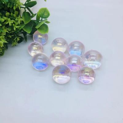 China Jewelry Making of Crystal Balls Gemstone Beads Natural Aqua Angel Aura Quartz Crystal Spheres For Wholesale from China for sale