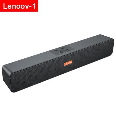 China Lenovo B09 wireless band cable BMS10 audio speaker indoor and outdoor stalls dance singing gather small and portable silver alarm clock for sale