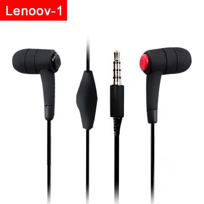 China In-Ear Lenovo ThinkPad Wired In-Ear Headphones Around Hole With Wheat Music Earplugs High Quality Sports Running Eating Portable Chicken for sale