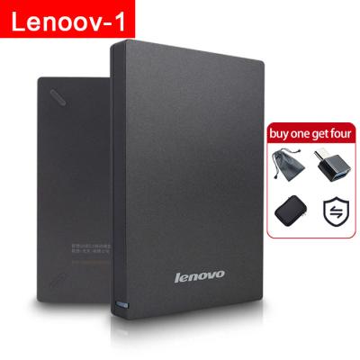 China Original Hdd Lenovo F309 Large Capacity Mobile Hard Disk 1T 2T 4TB External Ultra-fast Mobile Usb3.0 Hard Disk for sale