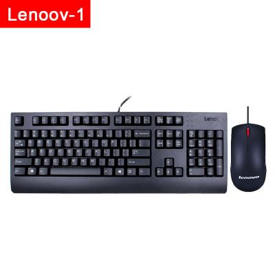 China Anti-ghosting Lenovo PS2 Round Mouth Wired Mouse Keyboard SK8817 Classic Durable Old Desktop Home Business Office for sale