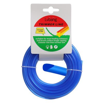 China 2-Stroke 15m Nylon Trimmer Line Grass Trimmer Rope for sale