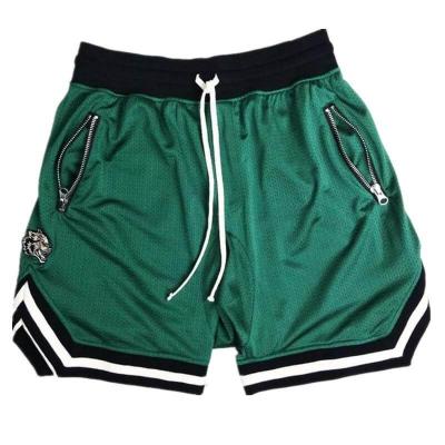 China Breathable Custom Made Mens Mask Basketball Shorts Mens Basketball Shorts Gym Shorts With Zipper Pockets for sale