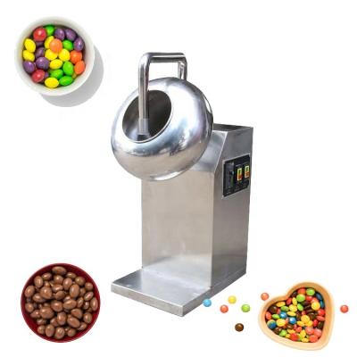 China food & Beverage Plant/Candy Chocolate Peanut/Almond Nuts Coating Pan Machine Nuts Sugar Coating Machine for sale