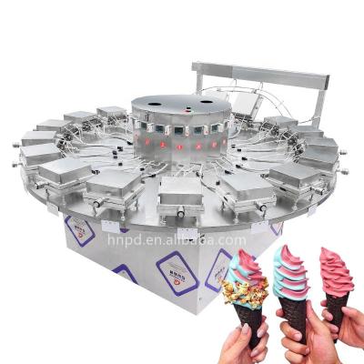 China Easy Operation Ice Cream Cone Making Machine Sugar Cone Baking Machine Wafer Egg Roll Machine for sale