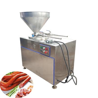 China food & Beverage Plant Paidian Hydraulic Pork Sausage Stuffer Red Sausage Filling Machine Sausage Making Single-tube Red and Pork for sale