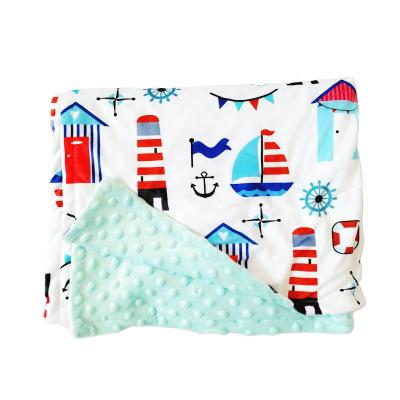 China Viable Custom Design Super Soft Summer Gravity Blanket Baby Blanket for sale