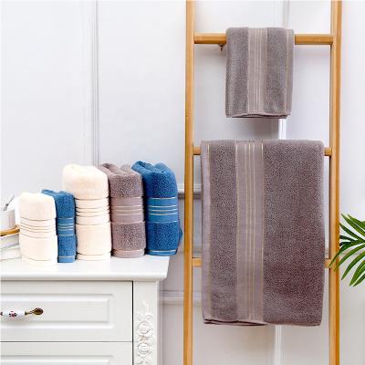 China QUICK DRY Eco-Friendly Soft Face Towel Cotton Bath Towel Set for sale