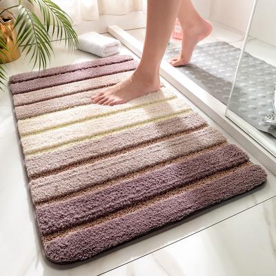 China Washable Bathroom Anti-Slip Water Absorbing Mat Door Mat Entrance Door Mat for sale