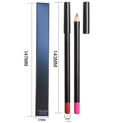 China Private Label Vegan Waterproof Cruelty Free Lip Liner Pencil No Label Logo Creamy Lip Liner Custom Vendor for sale