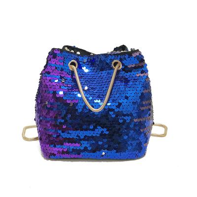 China Han PORTABLE edition sequin Tiktok fashionable ladies' bag in the spring of 2022 the new bucket bag for sale