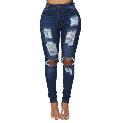 China 2021 new arrival high waist breathable ladies denim pants Pantalones de vaquero ladies high waist jeans pants W007010 for sale