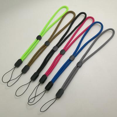 China Polyester Wholesale New Design Adjustable Wrist Strap Lanyard 5mm Round Strap for sale