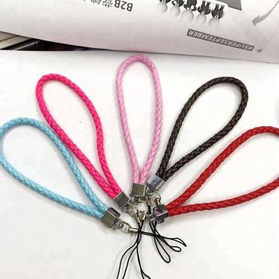 China PU Leather Cell Phone Hand Strap With Different Color MOQ 500pcs for sale