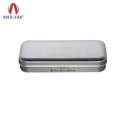 China Cigar Tin Hinged Lid Metal Tin Box Small Box Rectangular Cigar Tin Hinged Lid for sale