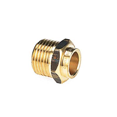 China Brass Fine Quality Brass Connector Straight Male for sale