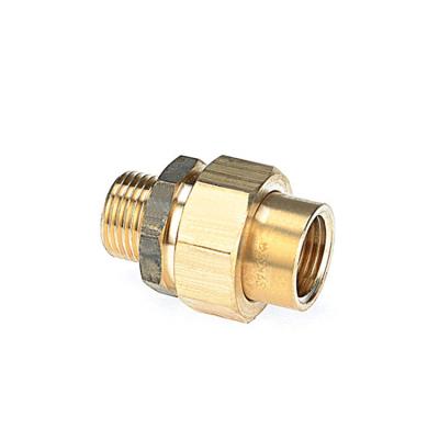 China High Pressure Forged Threaded Brass Union Pipe Fitting Pipe Barrel Union for sale