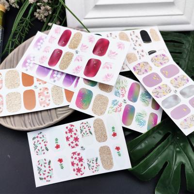 China Beauty Manufacturer Wholesale 3d Nail Art Sticker Waterproof Durable Non-Toxic Nail Art Sticker for Nail Art Decoration, Nail Sticker Packaging E for sale