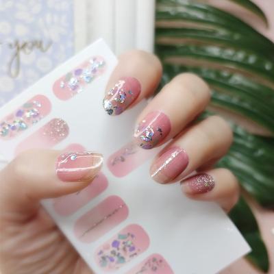 China Nail Art Beauty Manufacturer Direct Selling customized non-toxic long-term fashion Self Adhesive Nail Art, personal nail sticker direct selling for sale