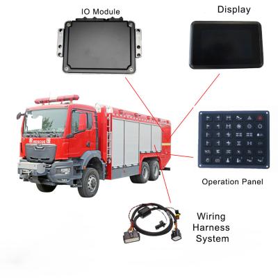 China Customized Solutions For Fire Truck IO Module With Display And Keypad Of Electronic Control System Set for sale