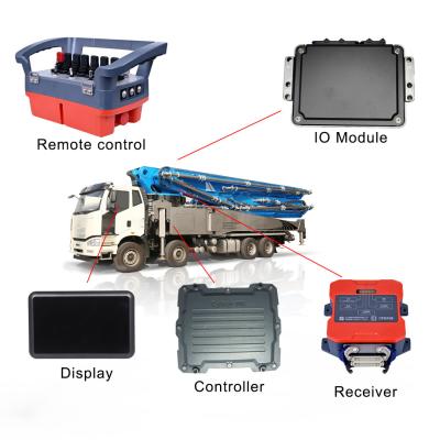 China Solutions For Pump Truck Electrical System By Remote Control Display IO Module Controller Set for sale