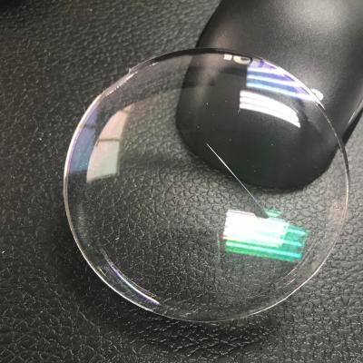 China Design light 1.59 PC polycarbonate semi finished flat top hc optical lens for sale