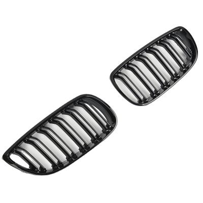 China ABS E92 TWIN BAR GRILL FOR 3 GLOSS ACCORD BLACK GRILL 2006-2009 Coupe SERIES for sale