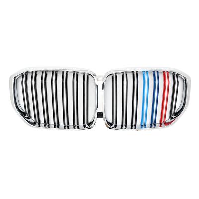 China ABS G05 Twin Bar Grill For X5 Grill Tunning Chrome Rim And Tri Color for sale