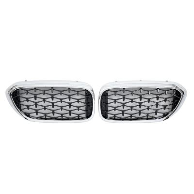 China ABS G30 Diamond Grill For Pre-Facelift 5series Tunning Grill Upgrade Grill Chrome Rim With Black Diamond for sale