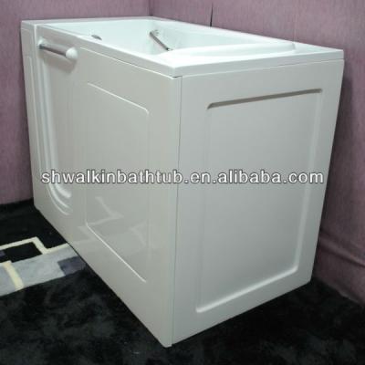 China Tall Massage Walk In Freestanding Bathtub Shower Tub CWS3053H Massage Bath Tub for sale